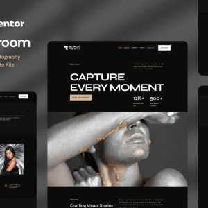 Blackroom – Dark Theme Photography Elementor Template Kit