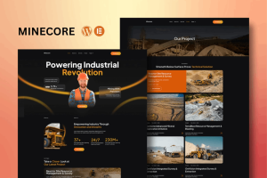 Minecore – Mining & Industry Elementor Template Kit