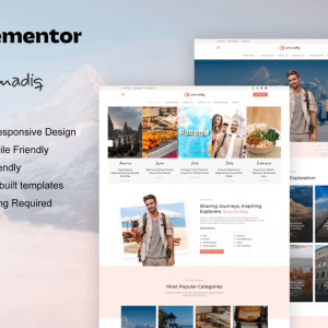 Nomadiq – Travel Blog & Magazine Elementor Template Kit