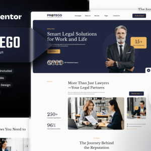 Protego – Lawyers and Attorneys Elementor Template Kit