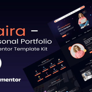 Saira – Personal Portfolio Elementor Template Kit