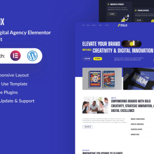 Stellix – Creative Digital Agency Elementor Template Kit