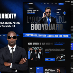 Guardity – VIP Bodyguard & Security Agency Elementor Template Kit
