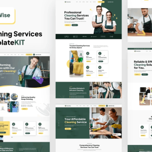 Shinewise – Cleaning Services Elementor Template Kit