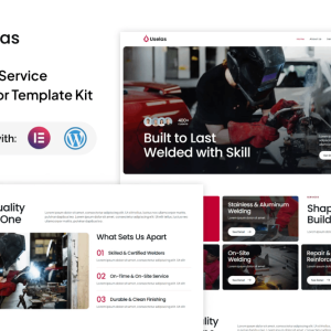 Uselas – Welding Service Elementor Template Kit