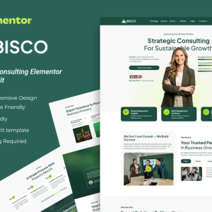 Bisco – Business Consulting Elementor Template Kit