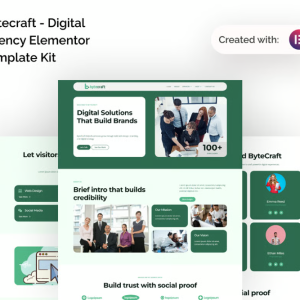 Bytecraft – Digital Agency Elementor Template Kit