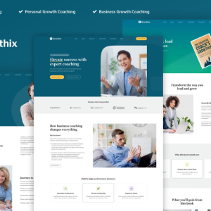 Growthix – Business Coach Elementor Template Kit
