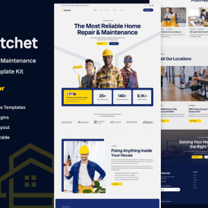 Hatchet – Home Repair & Maintenance Elementor Template Kit
