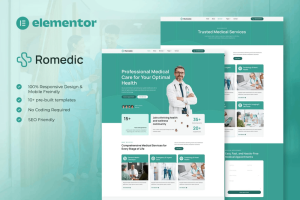 Romedic – Hospital & Medical Clinic Elementor Template Kit