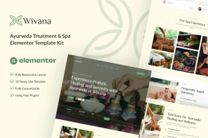 Wivana – Ayurveda Treatment & Spa Elementor Template Kit