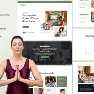 Shanty – Yoga & Meditation Elementor Template Kit