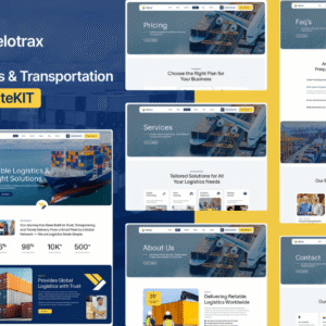Velotrax – Logistics & Transportation Elementor Template Kit