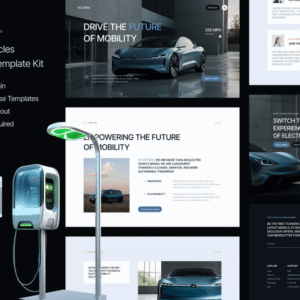 Voltera – Electric Vehicles Elementor Template Kit